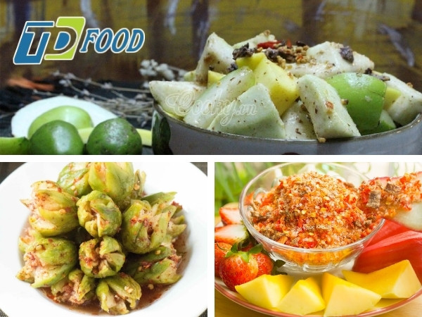 Đa dạng các món ăn hấp dẫn được sản xuất kết hợp với bột xí muội